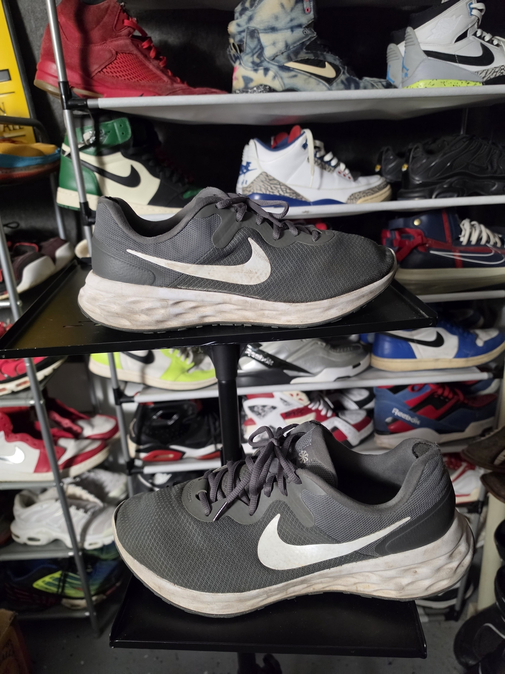 🔥 Nike Revolution Men's Size 13 Gray Running Shoes - Lightweight Comfort